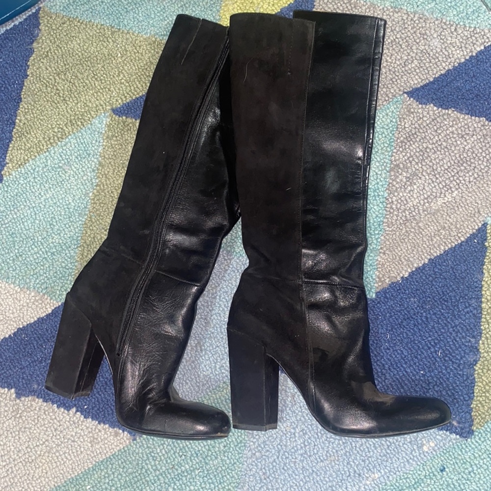 137. Nine West leather tall boots